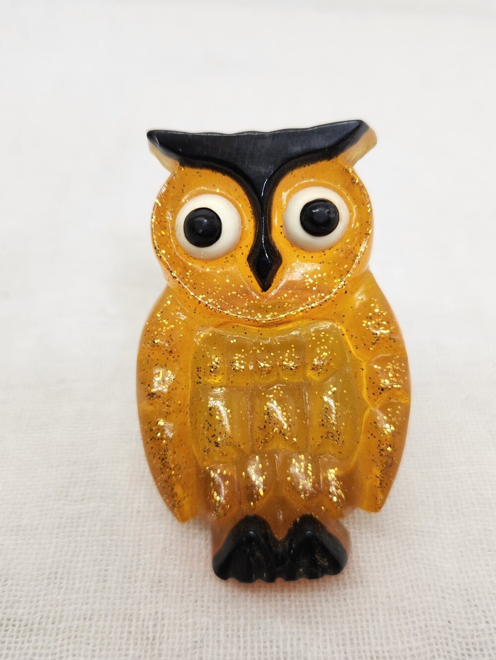 Vintage 70s Owl Halloween Plugin Light Orange